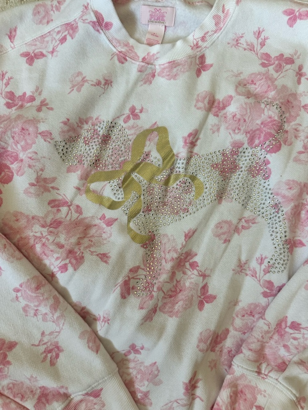 Victoria’s Secret love shack fancy floral sweatshirt - Picture 2 of 3